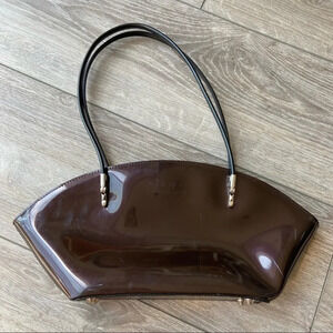 Beijo Over The Moon Patent  Leather Shoulder Bag